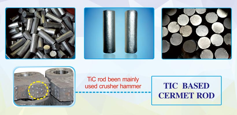 TM52 TiC titanium carbide based cermets steel bonded ferro-tic carbide and alloy rods products details