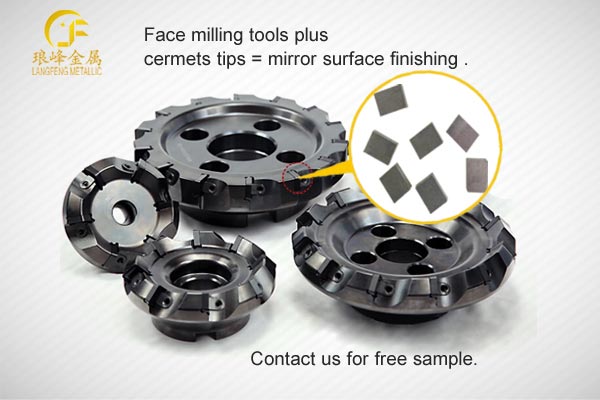 TiCN Cermets Plate on face mill